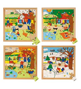 Puzzle-uri de sezon 2 - set de 4