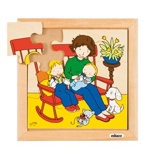 Puzzle de bebelusi - mancare