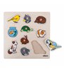 Puzzle cu buton - animale de companie