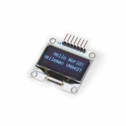 Schemă oled Velleman de 1,3" pentru Arduino® (driver SH1106, SPI)