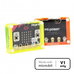 Carcasă Kitronik MI power pentru microbit BBC - Verde