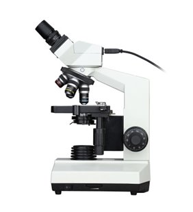 Microscop binocular digital cu cameră încorporată