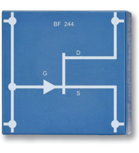 Tranzistor FET, BF 244, P4W50