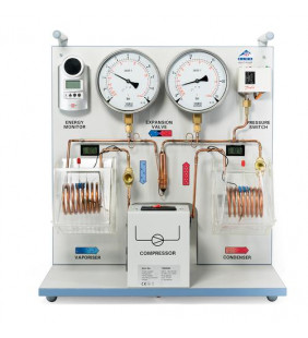 Experiment: pompe de căldură, echipament de bază (115 V, 50/60 Hz)