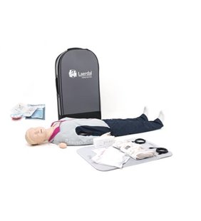 Manechin ANNE complet QCPR AED cu geanta cu carucior - Resusci Anne