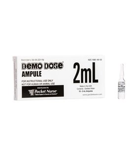 Demo dose Ampule Clear 2ml