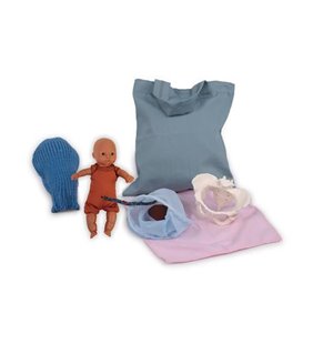 Set de modele mini: uter, bebeluș și pelvis (6 bucăți)