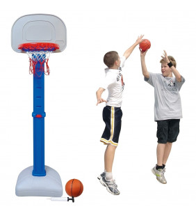 Adjustable basketball goal - set