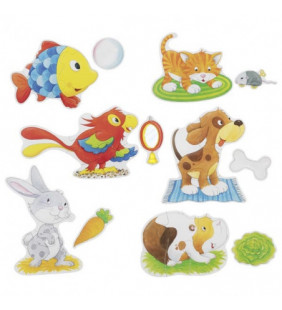 Set de puzzle-uri animale de companie