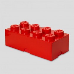 Cutie de depozitare LEGO® cărămidă LEGO® 2x4 roșu