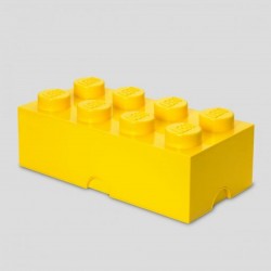 Cutie de depozitare LEGO® cărămidă LEGO 2x4 galbenă