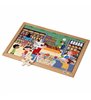 Puzzle matematic - cantitati pana la 12 l 35 de piese de puzzle din lemn l Educo